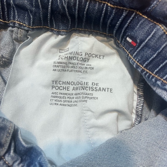 Tommy Hilfiger Blue Straight Leg Jeans with Embroidered size 18 - Picture 14 of 14